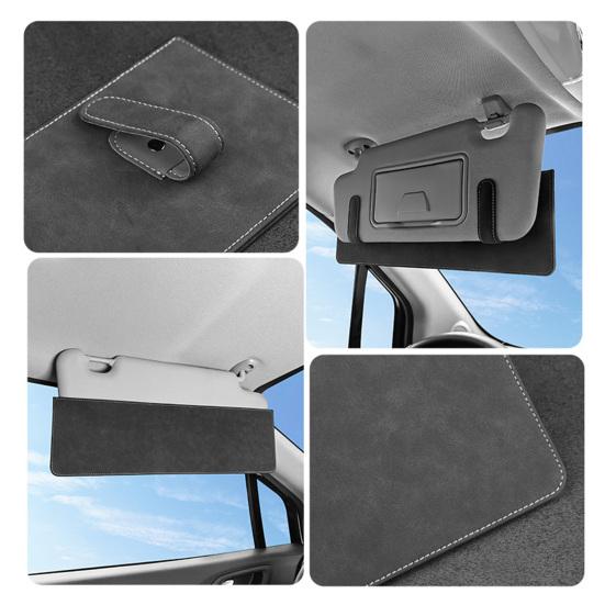 Пристегивающийся удлинитель солнцезащитного козырька для водителя и пассажира, переднее сиденье, антибликовый козырек, блокирующий УФ-лучи, удлинитель солнцезащитного козырька, универсальные автомобильные аксессуары