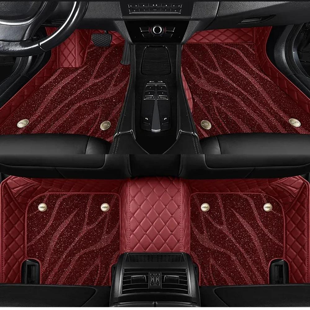 Двухслойные 5D Индивидуальные Автомобильные Коврики Для Jeep Grand Cherokee Авто Коврики Подкладки под ноги Авто Аксессуары voiture