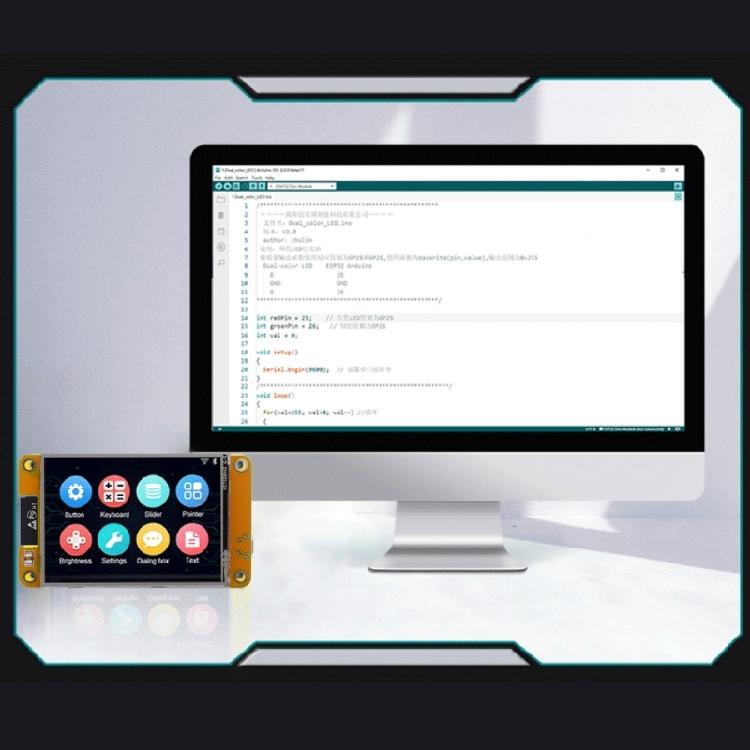 Плата разработки ESP32 Wi-Fi Беспроводная 2.8 Дисплейный модуль Scratch 3.0 Программирование