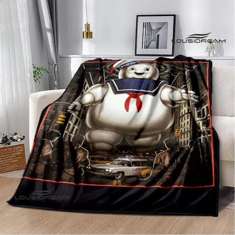 G-Ghostbusters Мультяшное одеяло Теплое фланелевое одеяло Мягкое и удобное Домашнее дорожное одеяло Постельное белье Подарок на день рождения