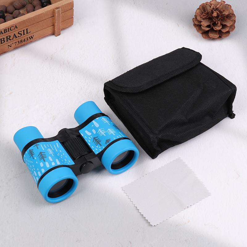 4x30 Telescope Children Outdoor Camping Binocular Telescope With Storage Bag Kids Educational Learning Telescope Birthday Gifts