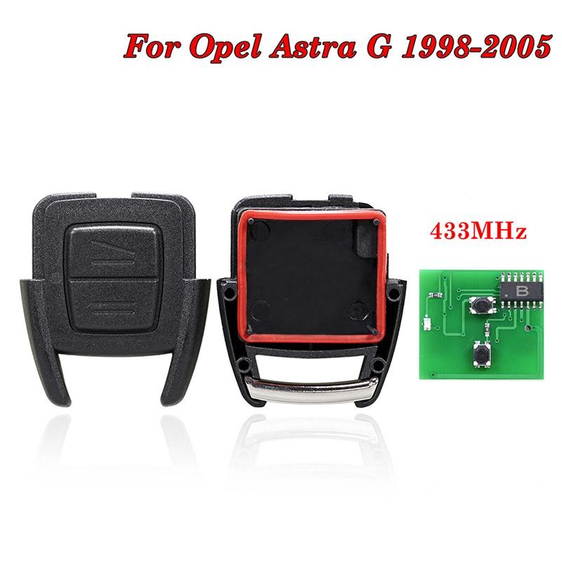 Чехол для дистанционного ключа с 2 кнопками для Vauxhall/Opel Astra G 1998-2003 2004 2005, запасные аксессуары
