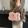 Bag Women's 2025 New Autumn and Winter Plush Bag Women's High-value Exquisite Soft Handbag Commuter Messenger Bag