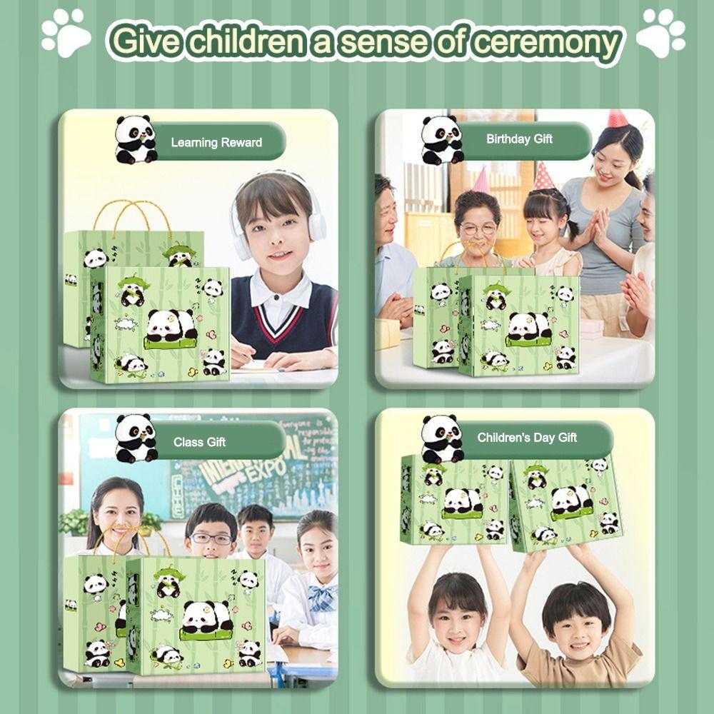 Наклейки Канцелярский Подарочный Набор Пенал Набор Линеек Прочный Канцелярский Набор Панда