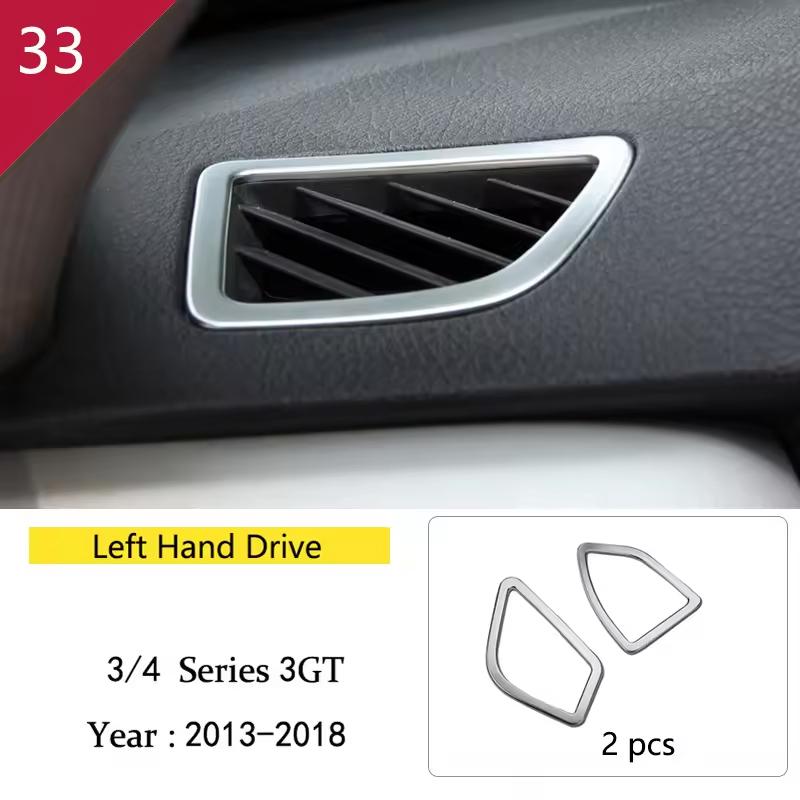 For BMW 3 4Series3GT F30 F31 F32 interior Glove Box Co-Pilot Toolbox Strips Sequin Decorative Cover Trim Car Styling Accessories