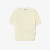 Lacoste Женский базовый свитер с коротким рукавом и круглым вырезом AF335E-56GS7G