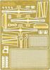 Fine Mold Military Accessories Parts for Type 4 Medium Tank Plastic Model Parts MG74 1/35 Photo-etched
