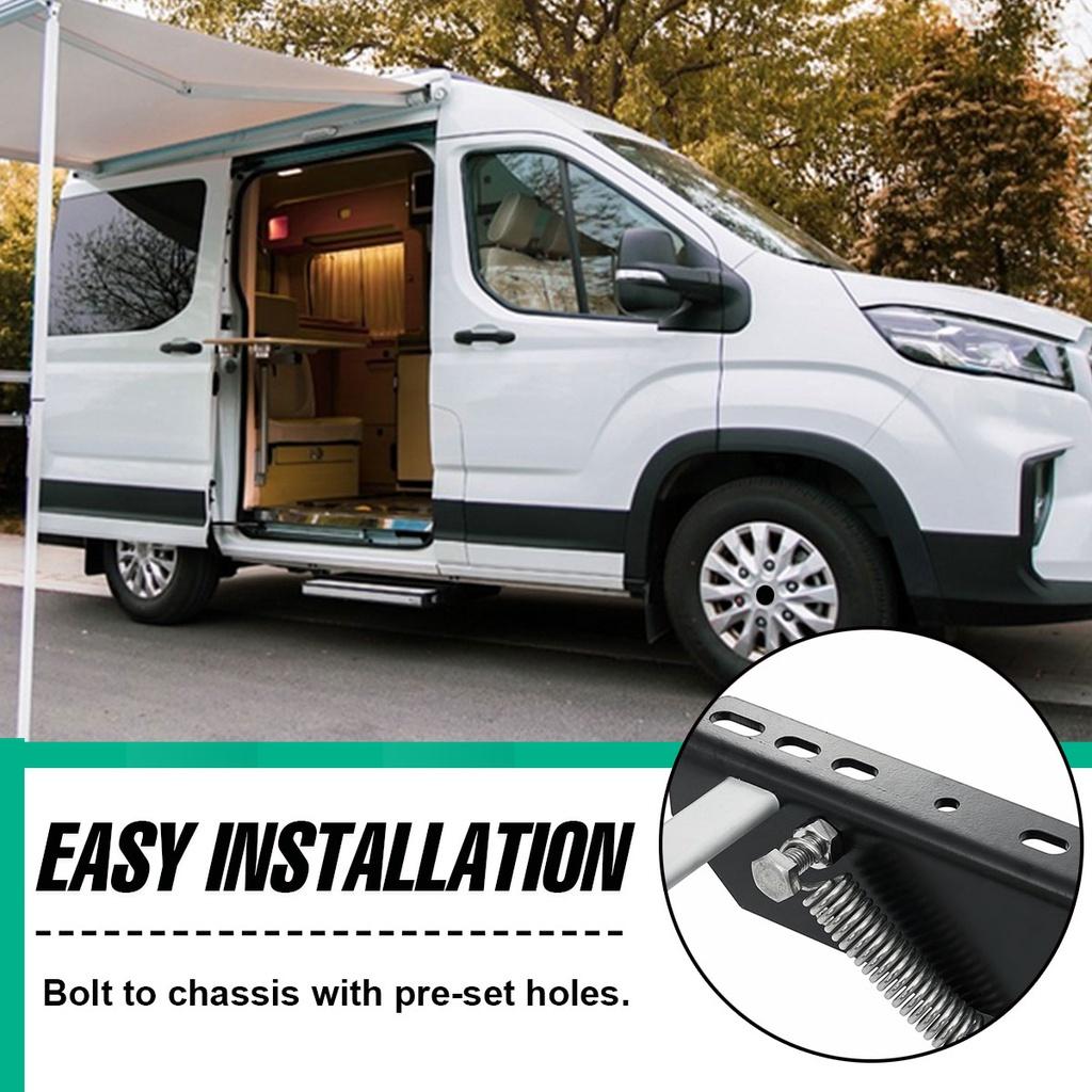 Одинарная/Двойная выдвижная ступенька Алюминий Сталь Ручная Караван Автодом Кемпер Моторхоум Высокопрочная Углеродистая сталь Новая