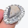 Кольцо из серебра 925 пробы с драгоценным камнем Septerian Stone, размер 8