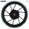 For Z1000 Motocycle Accessories Wheel Hub Sticker Front And Rear 17-inch Decal Reflective Rim Waterproof Decoration Stickers