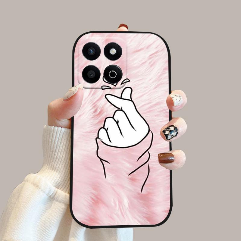 Мультяшный чехол-книжка для Honor 200 Smart Case X7c 4G Силиконовый мягкий ТПУ чехол для телефона для Honor Play 60 Plus 5G Защитный чехол Funda Cases
