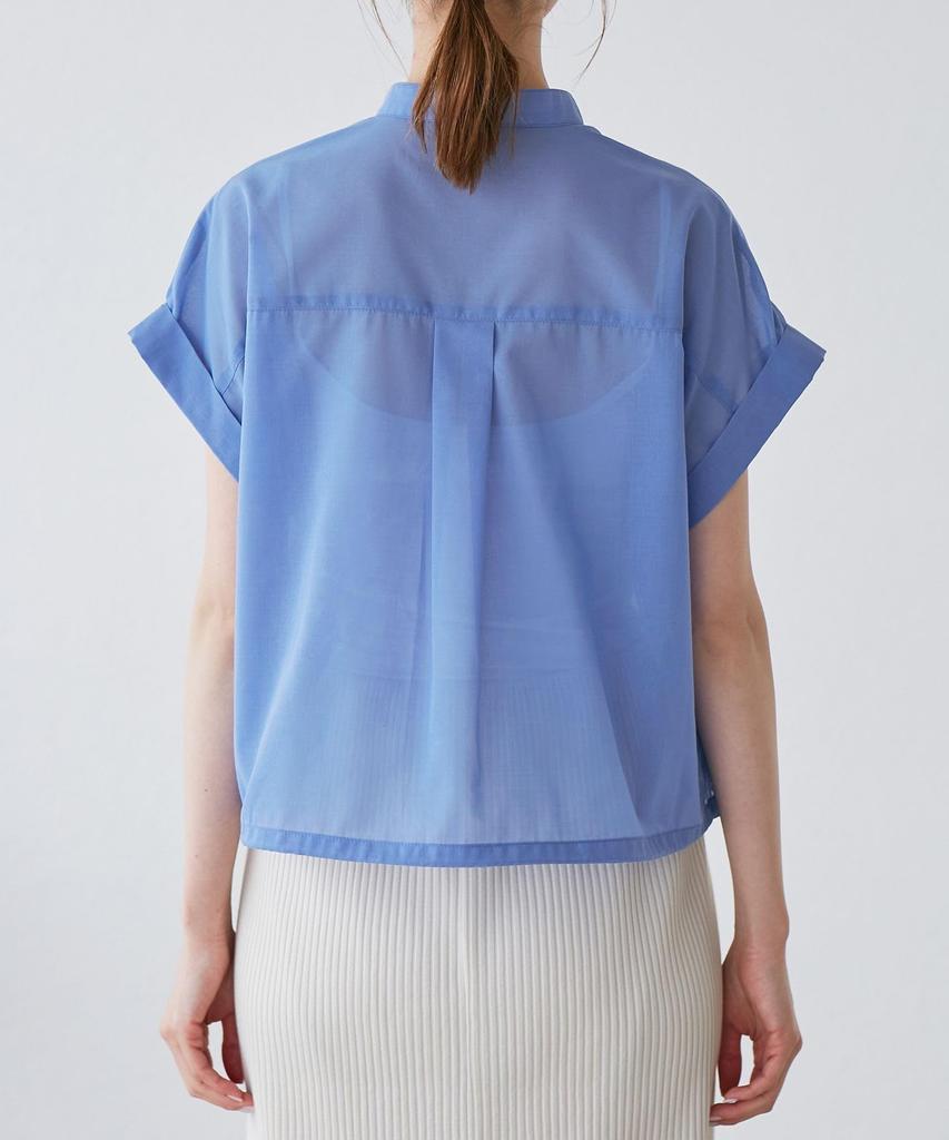 ROPE PICNIC Balloon Hem Blue Women's Blouse, (44)