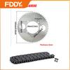 FDDY 47cc 49cc Цепь T8F 136 звеньев и Звездочка 38 44 54 58 64 74 зуба для Мини-мотоцикла Квадроцикла 2-тактные 4-тактные Запчасти