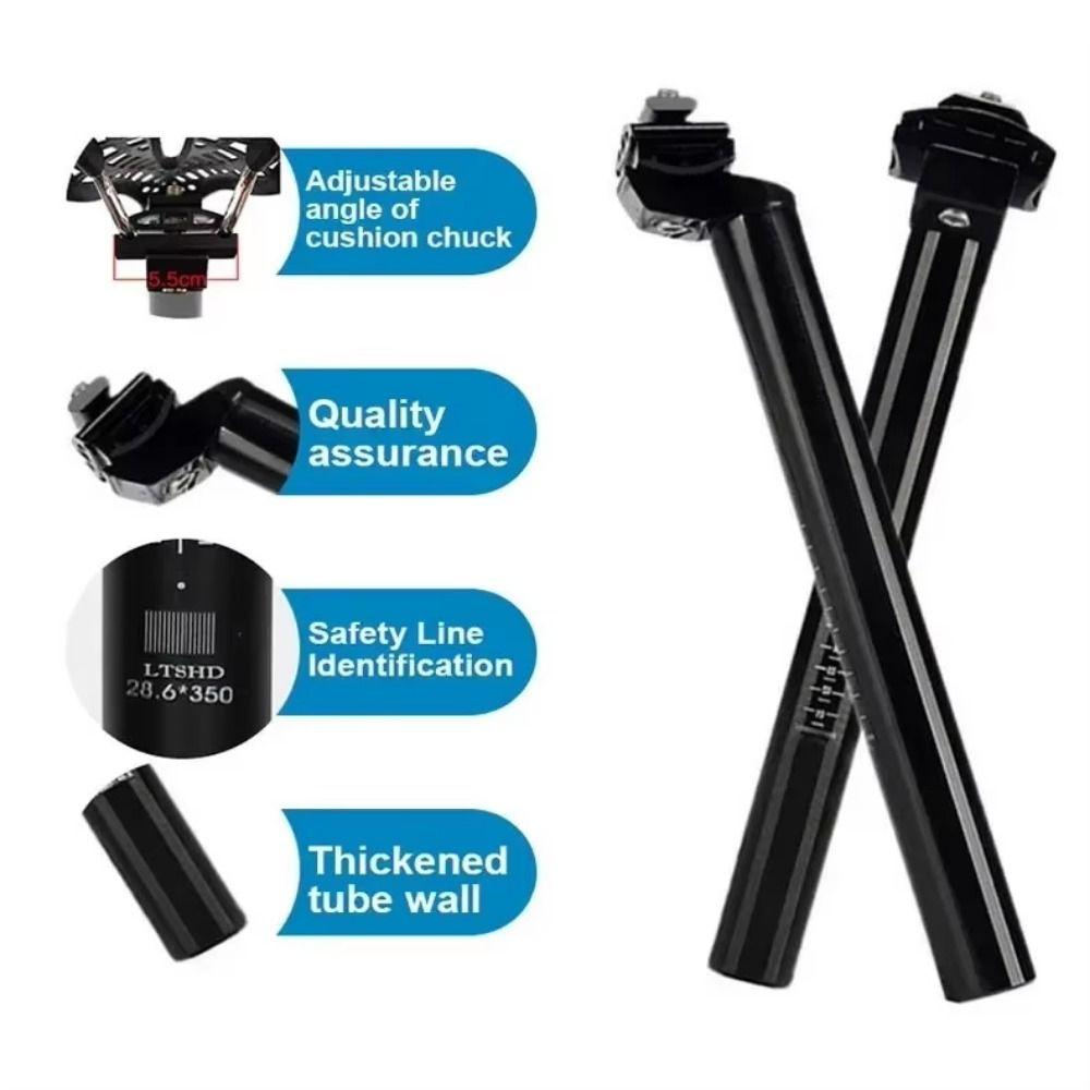 Aluminum Zinc Zinc Alloy Bicycle Seat Post Adjustable Bike Seat Tube MTB Seat Tube Bicycle Parts