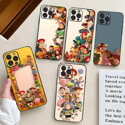1 шт. мультяшный чехол для телефона T-Toy S-Story силиконовый мягкий для iPhone 16 15 14 13 12 11 X XR Plus Pro Max Plus