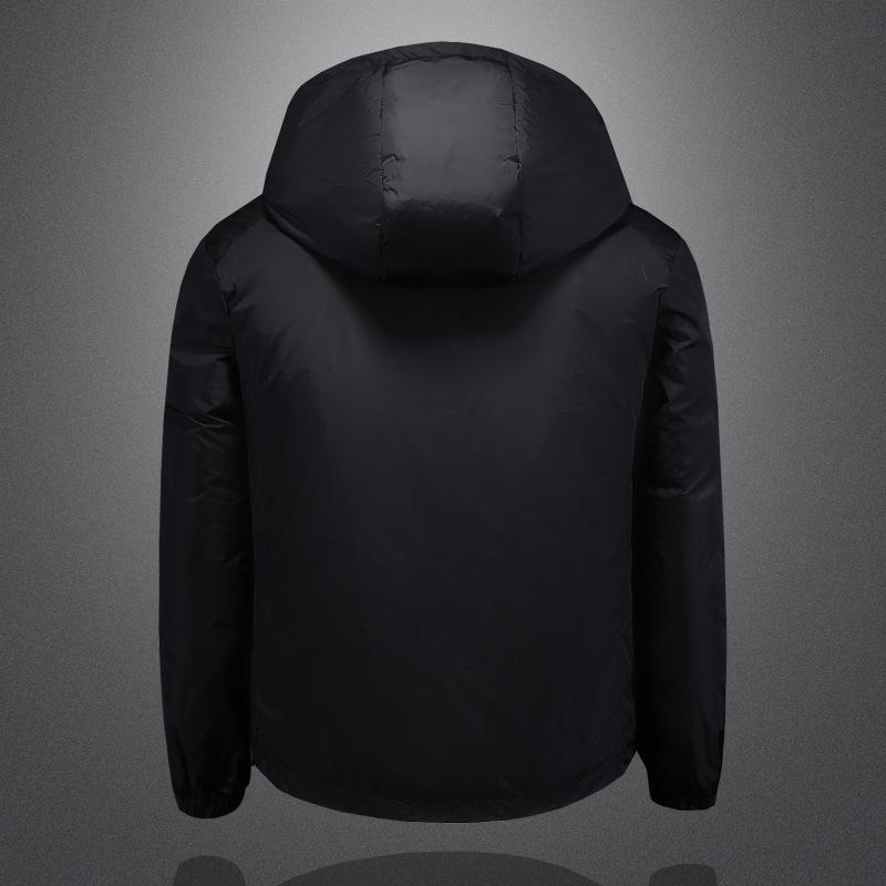 Мужская модная зимняя пуховая куртка с капюшоном Y9589