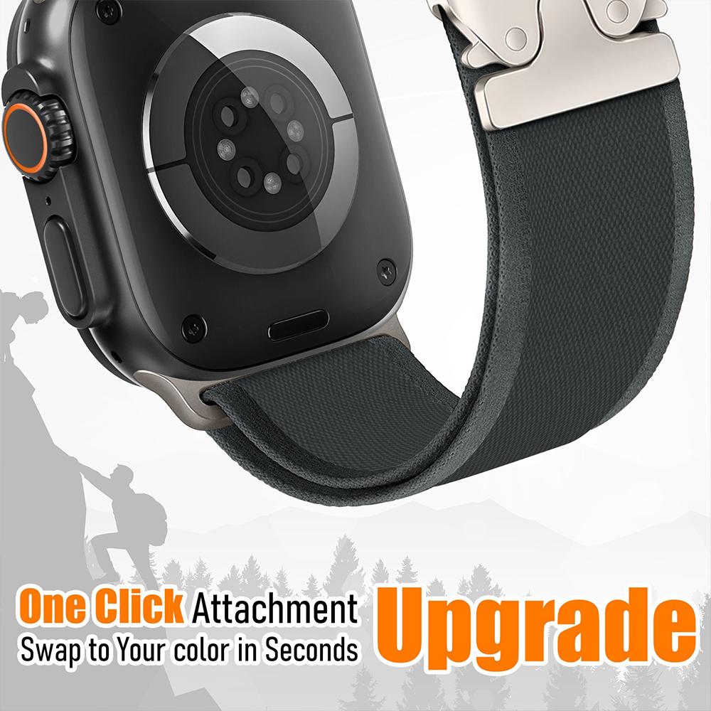 Trail Loop Band for Apple Watch Ultra 2 49mm Series 10 9 8 7 46mm 42mm 41mm 45mm Sports Nylon Wristband IWatch 6 5 4 SE 40/44mm