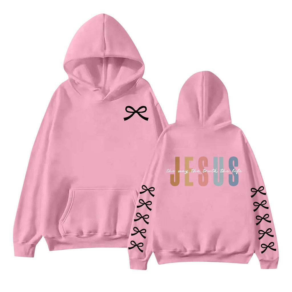 Женская мода с принтом, длинный рукав, свободная толстовка, верхняя часть, осенняя толстовка с капюшоном