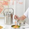 1.3/1.9L Thermos Lunch Box Large Capacity Insulated LunchBox Portable Thermal Food Jar  Outdoor