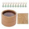 10PC/Set Alloy Enamel Numbered Knit Sewing Accessories Markers DIY Crafts With Removable Locking Clasp For Crochet and Knitting