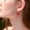 LOVE ME MONSTER Bold Gem Ring Earrings (L242MER010)