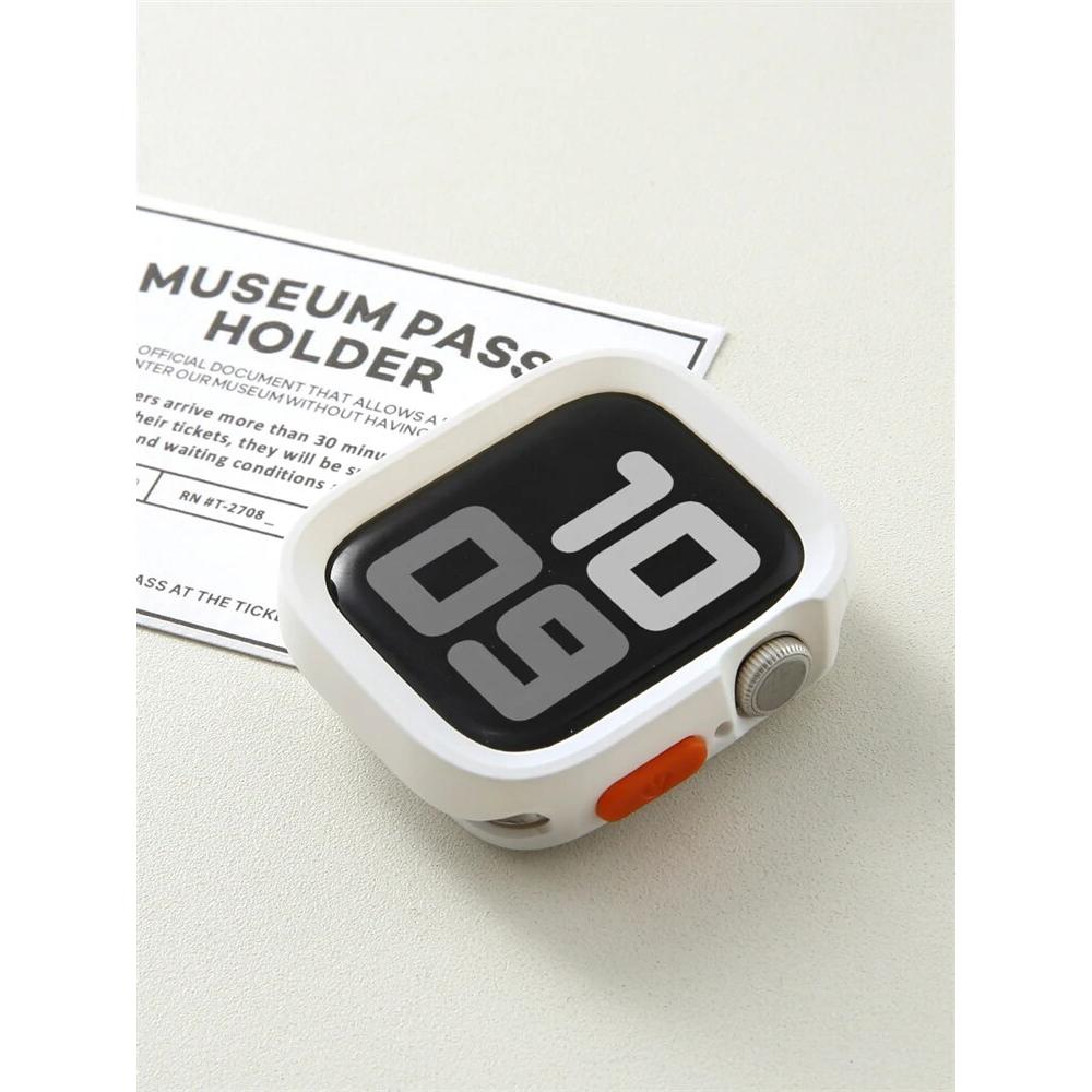 Мягкий силиконовый бампер-чехол для Apple Watch 10 9 8 7 6 SE 5, противоударная матовая крышка для iwatch 49мм 41мм 42мм 46мм 40мм 44мм 45 мм