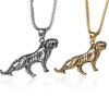 Mighty Korean Version Tiger Men's Pendant Titanium Steel Titanium Steel Necklace