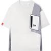 Fila Fashionable Casual Loose Short Sleeve T-Shirt Men Tops Light-Gray F11M329106FGY
