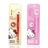 Sanrio Kids Figure Toothbrush and Magnet Holder Set Red + Pink, 1 Set, a Popular Character In Korea