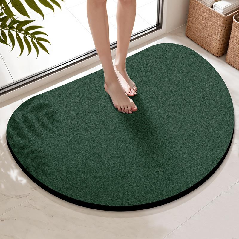 Diatom mud floor mat Solid color bathroom floor mat Foot mat