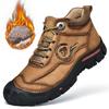Genuine Leather Men Shoes Sneakers Waterproof Outdoor Men Boots Comfortable Men Walking Hiking Shoes