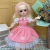 Big Eyes Girl Princess Doll Removable Joints Dress BJD Doll 30cm Baby Dolls  DIY Accessories