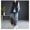 Cowboy Vest Women's Retro Plus Size Casual Vest Trend All-match Waistcoat Denim Jacket Coats