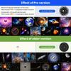 Новейшая версия дизайна The Globe Pro, которая проецирует большую площадь планетария. Светильник-проектор «Галактика» с 13 режимами звездного неба
