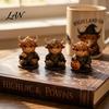 Halloween Ornament Gift Box Highland Cow Advent Calendar, 24 Days Countdown Calendar with Collectible Figures Acrylic Ornaments, Gifts for Kids,