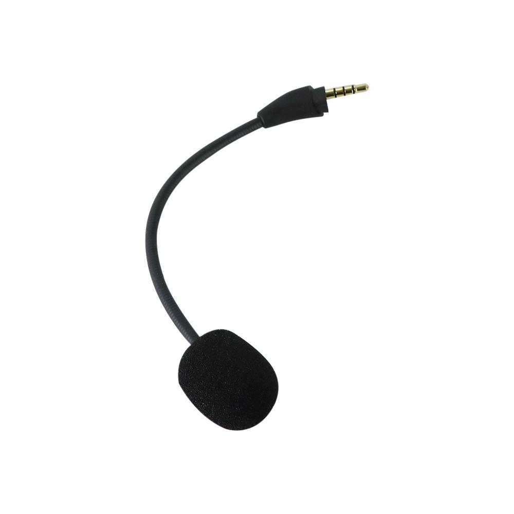 Replacement Game Headphones Mic 3.5mm Elbow 4-section Plug Microphone for Kingston Hyper X Cloud 3 III Gaming Headset 6
