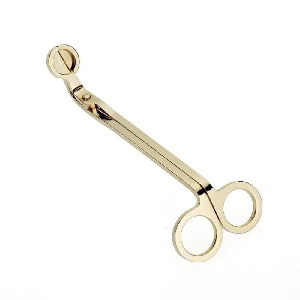 Cutter Round Head Scissors Trim Wick Stainless Steel Candles Core Shears Safety