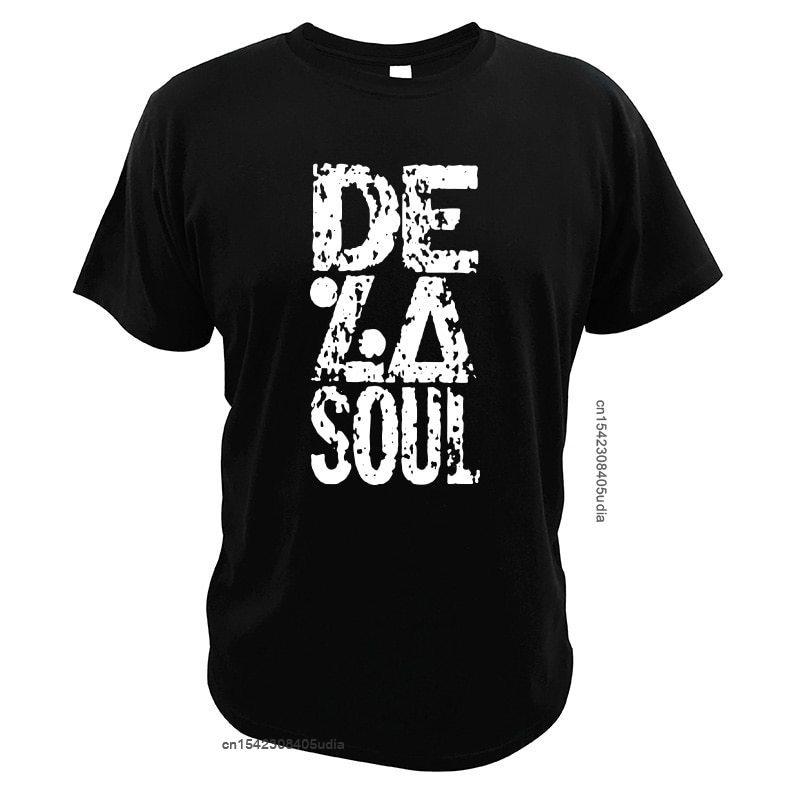 Футболка De La Soul Is Dead, футболка американской хип-хоп группы De La Soul, лучшие рэп-альбомы, футболки высокого качества с круглым вырезом, топы