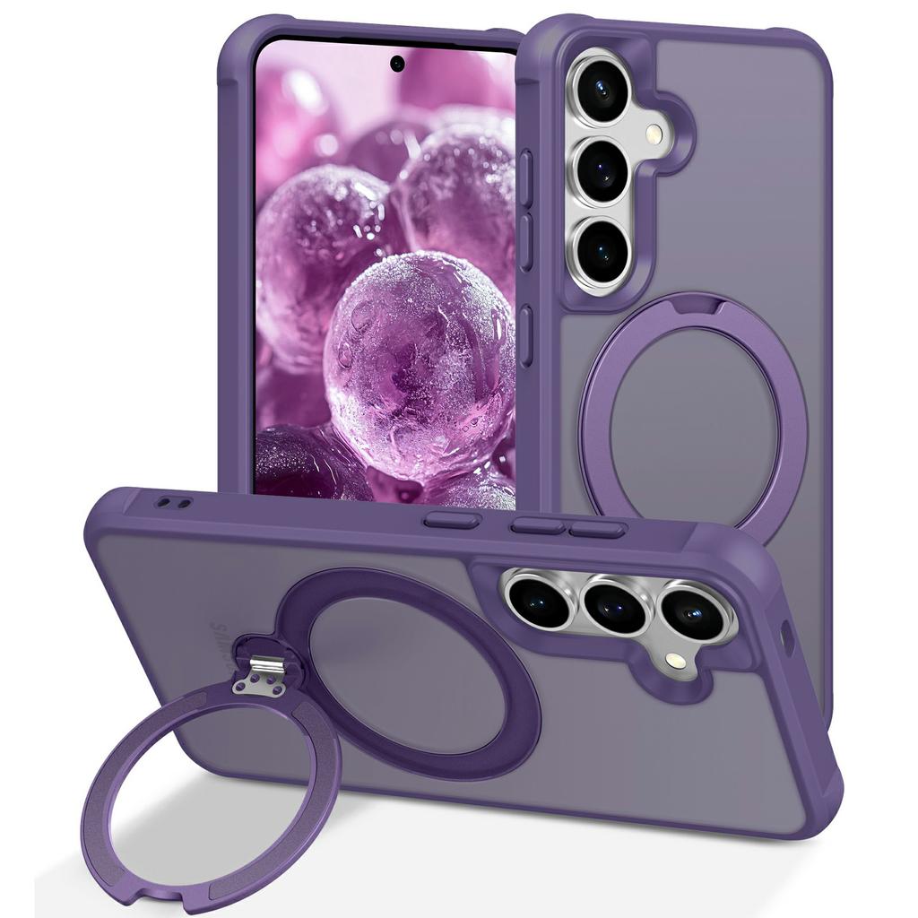 For Samsung Galaxy S26 Magnetic Case Kickstand TPU PC Shockproof Phone Back Cover