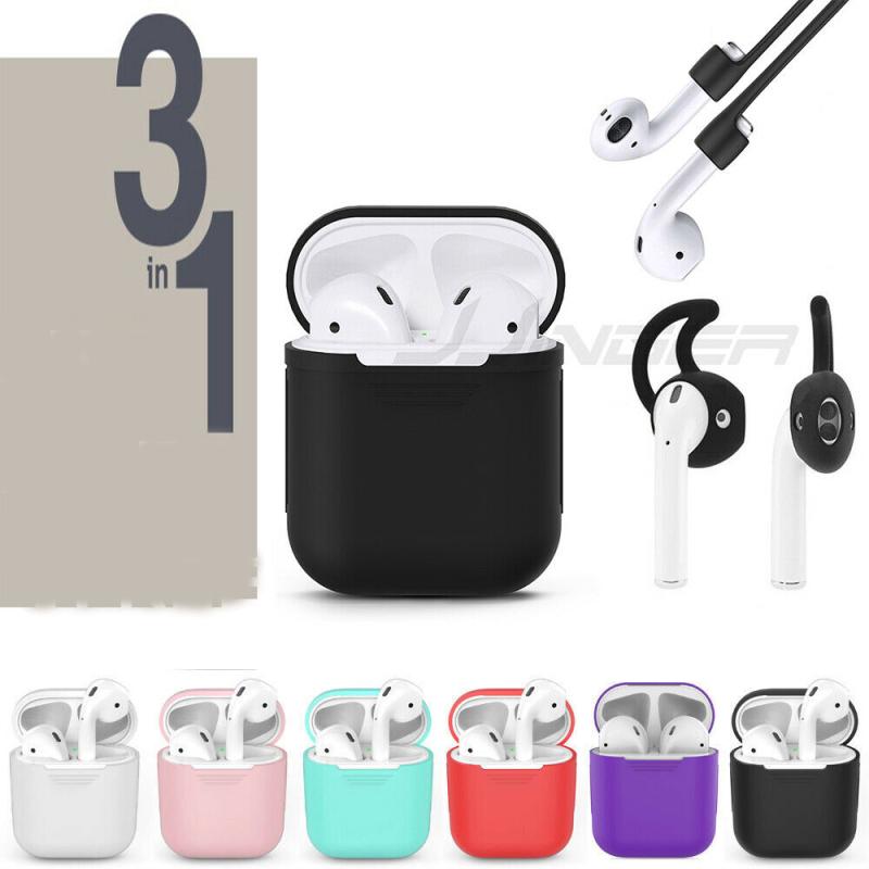 Силиконовый чехол для AirPods 3 в 1, защитный чехол для Apple Airpod