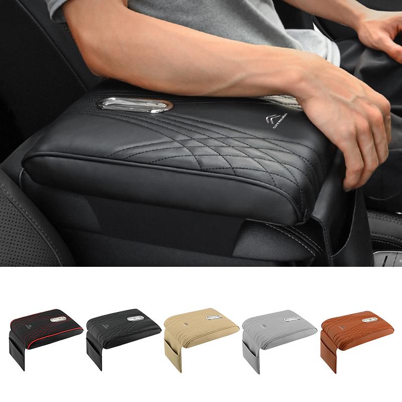 AQP4 Car Armrest Box Tissue Box PU Leather For Citroen C4 C3 C5 C1 C3 Berlingo Celysee Cactus Picasso Aircross Saxo Grand