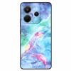 For Redmi Note 14 4G Case Marble Soft TPU Black Phone Cases for Xiaomi Redmi Note 14 5G Global Silicon Cover On Note14 2025 Capa