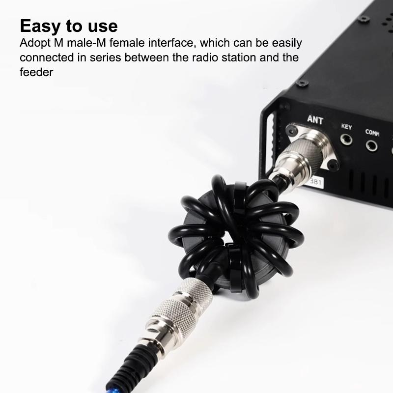 Em-25 Em-43 1.8-30Mhz Shortwave Choke Coil Magnetic Ring For Hf Shortwave Radio Signal Receiving Accessories