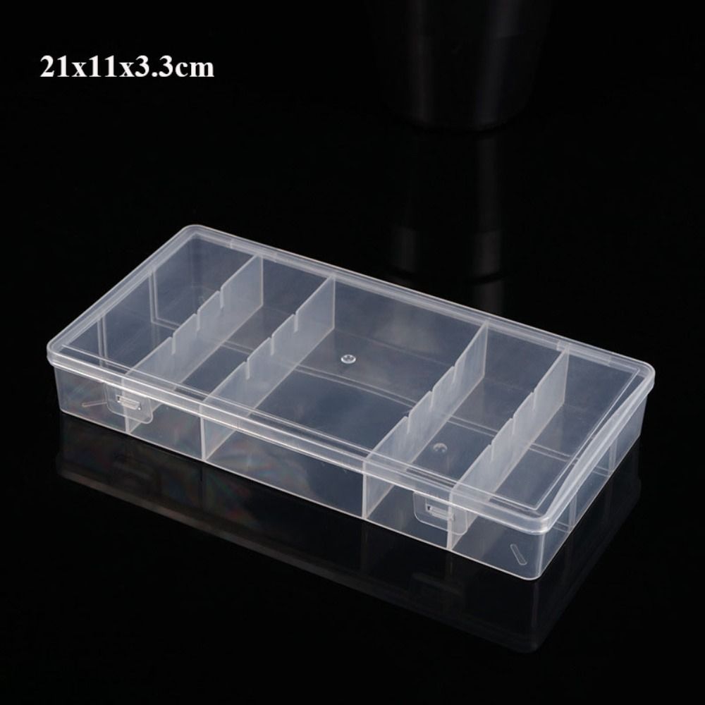 Пластиковый ящик для хранения, прозрачные упаковочные коробки, контейнер для горячих ювелирных изделий, бисер, держатель электроинструментов