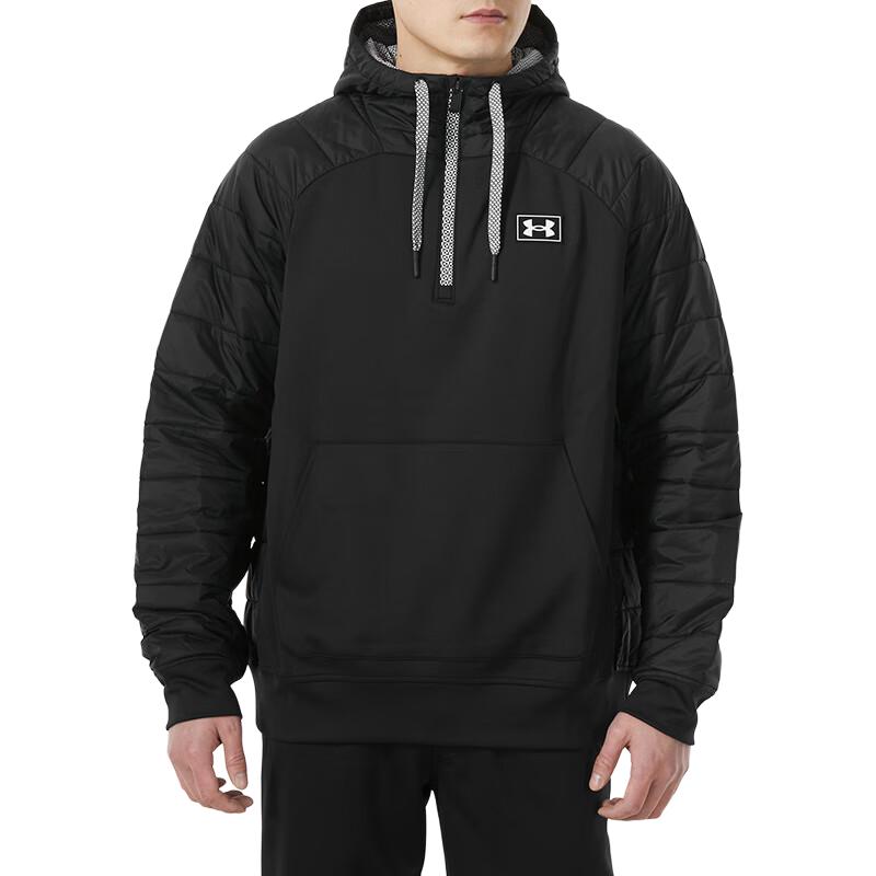 Under Armour Свободная толстая теплая куртка с капюшоном, мужские куртки, черная 1368675-001