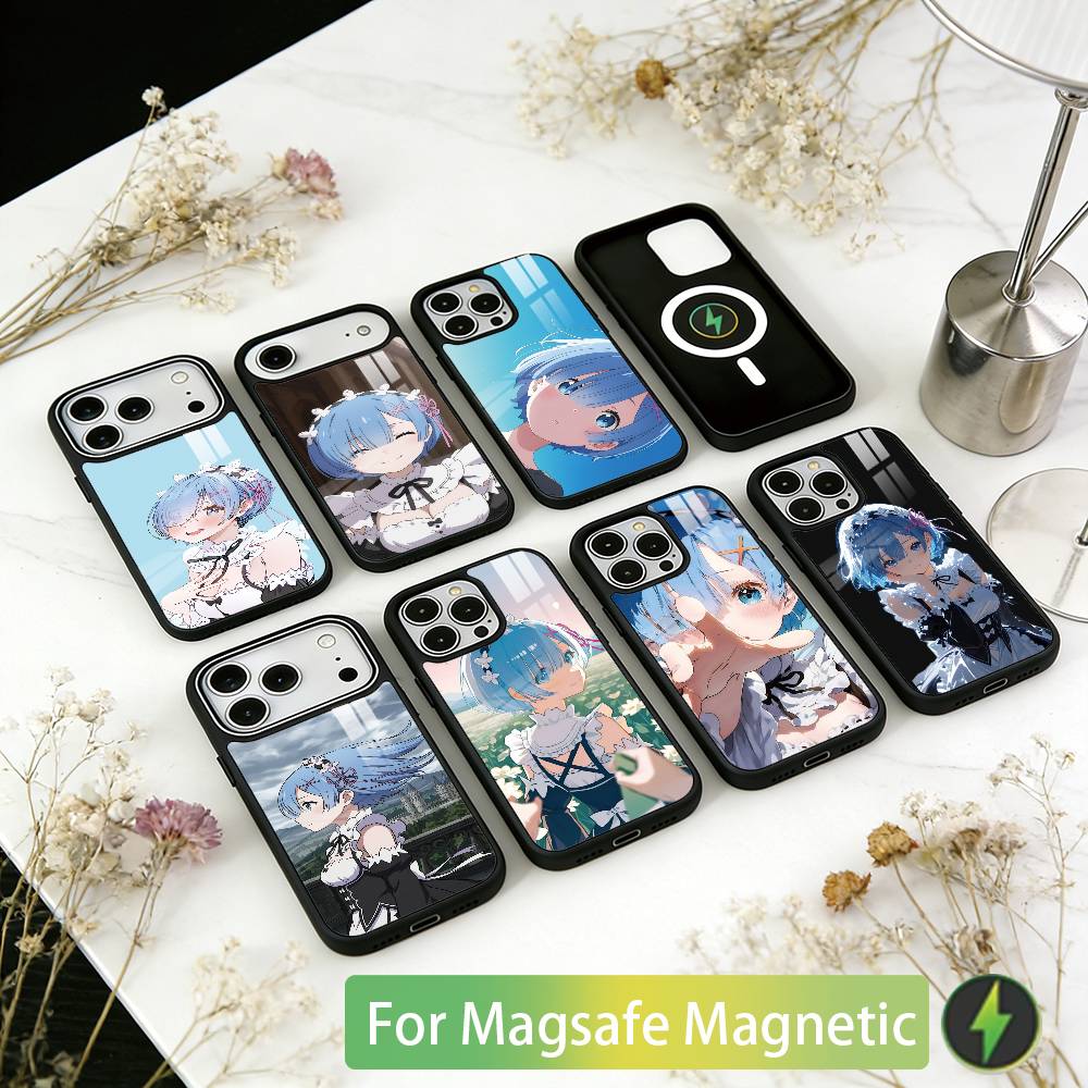 Чехол для телефона Rem R-Re Anime Z-Zero для iPhone 17, 16, 15, 14, 13, 12, 11 Plus, Pro, Магнитный, Для Magsafe, Беспроводная зарядка