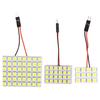 12V 5050 24.12.48 SMD светодиодная внутренняя купольная панель для чтения автомобиля, лампа, белая