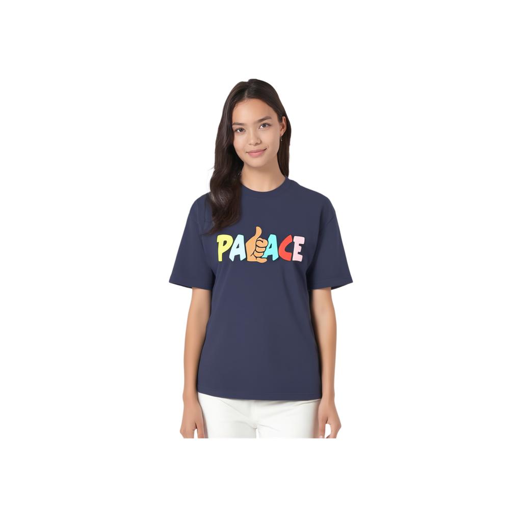 Palace Футболка Shaka в стельку Синяя Унисекс Топы Синие P19TS145