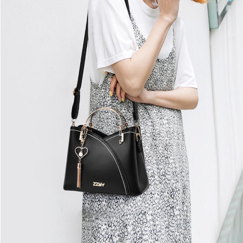 Yogodlns роскошный дизайн женская сумка модная подвеска сумка через плечо женская сумка-ведро из искусственной кожи сумка через плечо