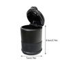 Cylindrical Shape Car Storage Bucket with Lid Mini Storage Box New Car Trash Can  Automobile